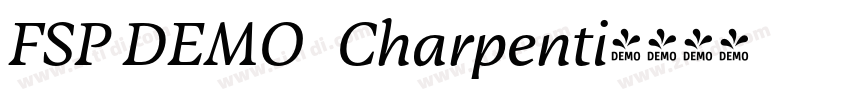 FSP DEMO   Charpenti字体转换